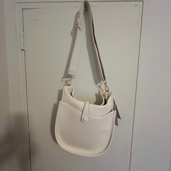 Off-white Crossbody Bag by Ah-dorned NY - Picture 5 of 11